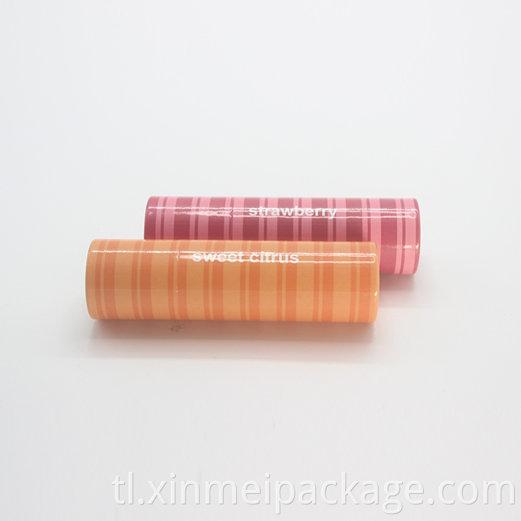 12.7mm walang laman na lalagyan ng lip balm container 12.7mm empty paper lip balm container